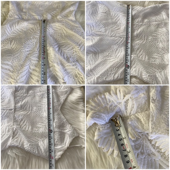 Express white embroidery romper size 0 - Picture 3 of 7